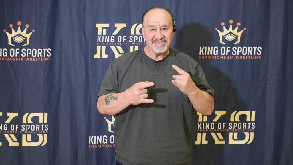Manny Fernandez attending King of Sports Texas Strong Style Wrestling